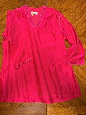 Fabindia womens silk blend shirt